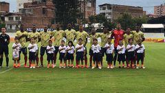 Selecci&oacute;n Colombia Sub-20 en partido Amistoso ante Panam&aacute;