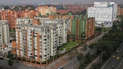 Conjunto de viviendas en barrio de Bogotá, Colombia