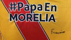 El jersey firmado, por el Papa Francisco, de Monarcas Morelia