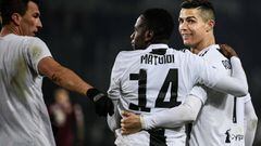Juventus venci&oacute; 0-1 a Torino y gan&oacute; el derbi de Tur&iacute;n, en partido correspondiente a la fecha 16 de la Serie A de Italia. Cristiano Ronaldo anot&oacute; el gol.