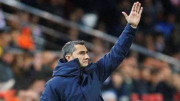 Valverde: "Piqué acabó el partido con una sobrecarga"