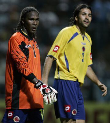 En la Copa América de 2007, ante Estados Unidos, Hugo Rodallega tuvo que atajar por la expulsión de Robinson Zapata. Yepes fue el capitán.