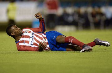 Jackson Martínez no tuvo un buen paso por Atlético de Madrid, ya que sólo anotó tres goles en 22 partidos disputados.