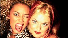 Mel B y Geri Halliwell durante su etapa en las Spice Girls