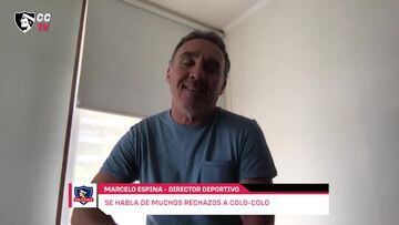 Espina aclaró la postura de Colo Colo sobre Sergio Batista
