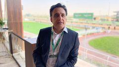 Reza Pazooki en el hipódromo King Abdulaziz de Riad, donde se celebra la Saudi Cup.