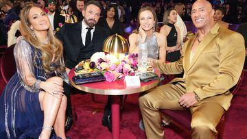 During the music industry’s biggest night, Ben Affleck looked like he’d rather be anywhere else.