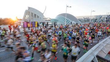 Imagen de la Maratón de Valencia Trinidad Alfonso 2021.