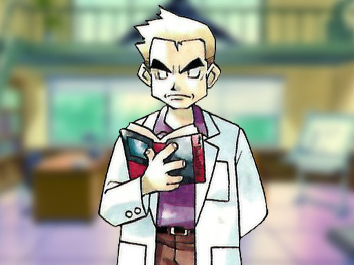 Pokemon Yellow: Professor Oak Battle *NO GAMESHARK CODE USED