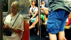 La famosa foto respuesta de Naomi Watts en el Metro de Nueva York