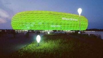 The Allianz Arena: Bayern welcome Atl&eacute;tico in the Champions League and will hold a minute&#039;s silence.