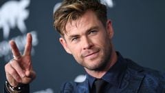 Chris Hemsworth (Thor) en la alfombra roja de la premier de Avengers: Endgame.