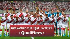 Formación de Perú en el repechaje para el Mundial 2022