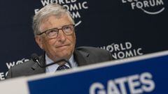 Switzerland, Davos: Bill Gates