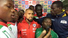 La locura que generó Vidal en los jugadores de Burkina Faso