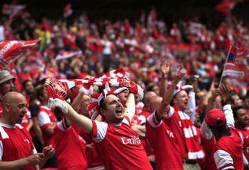3. Arsenal (Inglaterra) - 22.500 socios