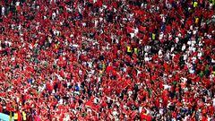 La afición marroquí hizo retumbar el Estadio Al Bayt. En la ceremonia de los himnos, algunos seguidores de ‘Los Leones del Atlas’ pitaron ‘La Marsellesa’.