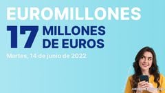 Euromillones: comprobar los resultados del sorteo de hoy, martes 14 de junio