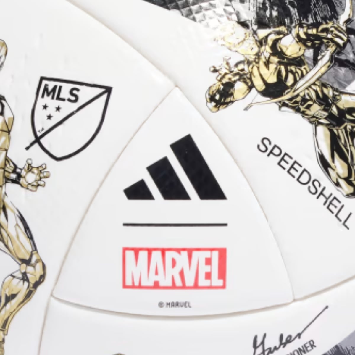 Adidas Marvel MLS Captain America Mini Soccer Ball