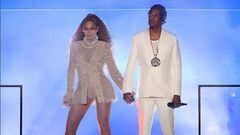Un espont&aacute;neo provoca el p&aacute;nico en el &uacute;ltimo concierto de Beyonce y Jay- Z