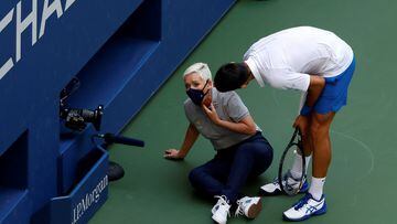 Novak Djokovic descalificado del US Open.