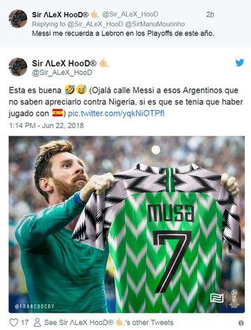 Los mejores memes del 'rezo' argentino a Nigeria