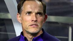 LAS VEGAS, NEVADA - JULY 16: Manager Thomas Tuchel of Chelsea looks on prior to his team's preseason friendly match against Club Am�rica at Allegiant Stadium on July 16, 2022 in Las Vegas, Nevada. Chelsea defeated Club Am�rica 2-1.   Ethan Miller/Getty Images/AFP
== FOR NEWSPAPERS, INTERNET, TELCOS & TELEVISION USE ONLY ==
