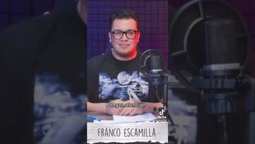 El vídeo viral de Franco Escamilla por el que lo están cancelando: “un hombre quiere silencio, comida y…”
