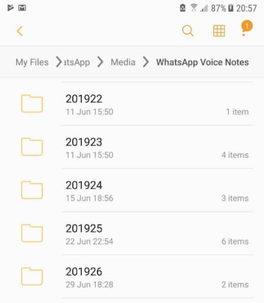Dónde guarda WhatsApp las notas de voz en el móvil y cómo recuperarlas
