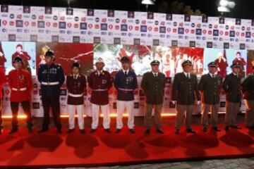 Homenaje a bomberos, durante la Gala del Festival de Viña del Mar 2017