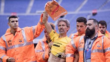 El espontáneo del Camp Nou es el coordinador de 'Proseleccions Esportives Catalanes'