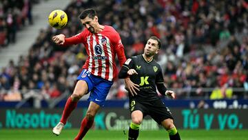 Savic, en el encuentro ante el Almería.