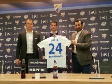 Luis Hernández se incorpora a las filas del Málaga.