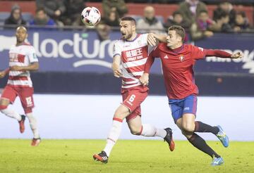 Una imagen del último Granada-Osasuna.