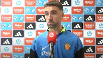 Sergi Darder, jugador del RCD Mallorca, tras la derrota por 2-1 en el Bernabéu ante el Real Madrid.