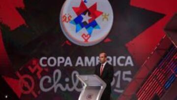 Sergio Jadue en la presentación oficial de la Copa América.