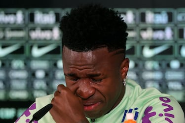 Vinicius breaks down: “Every day I have less will to play”