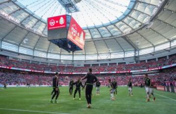 México calienta en previo al duelo frente a Canadá.