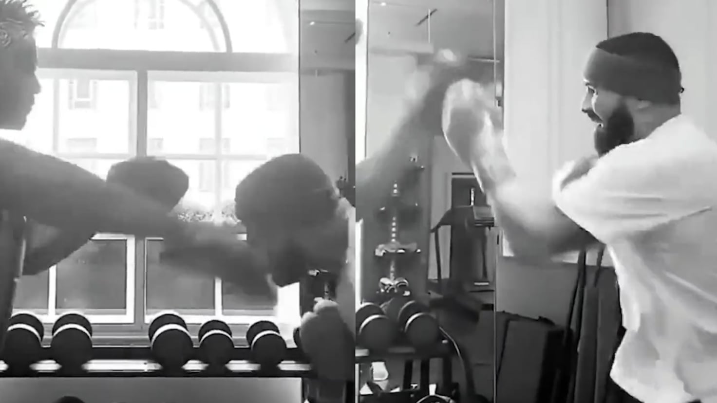 Drake shows off boxing skills in viral video - AS USA