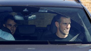 Gareth Bale arrives back in Madrid