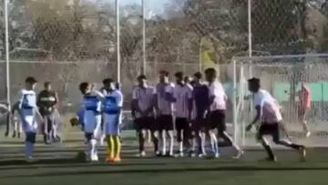 Football: Player scores free-kick by scooping it over his head