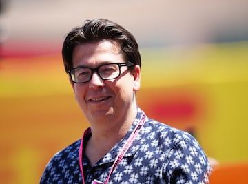 Michael McIntyre, comediante, actor y presentador de televisión inglés, durante el Gran Premio de Mónaco de la Fórmula 1.