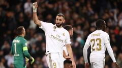 Benzema, durante el Real Madrid-Galatasaray.