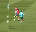 Theo Zidane maravilla a su padre y al equipo en el entreno: golazo que no dio opción a Courtois