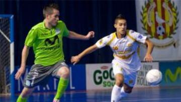 Una acción del primer partido.