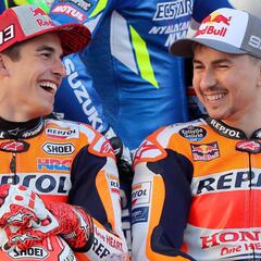 Muy buen rollo entre Márquez y Lorenzo para empezar en Qatar