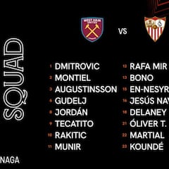 Fernando y Montiel se apuntan a la vuelta ante el West Ham