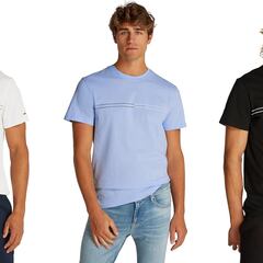 Retro y muy cómoda: la camiseta de Tommy Jeans para hombre que pega con todo
