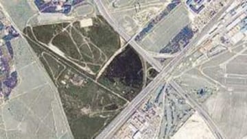 La ubicación de los terrenos de la Venta de la Rubia.