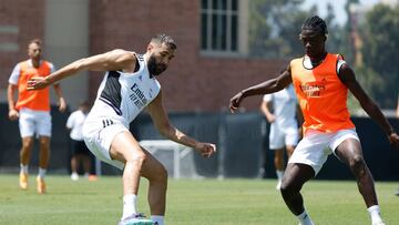 25/07/22 ENTRENAMIENTO REAL MADRID  BENZEMA  